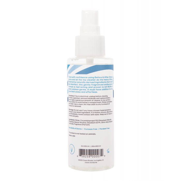 Before & After Spray Toy Cleaner - 4 oz
