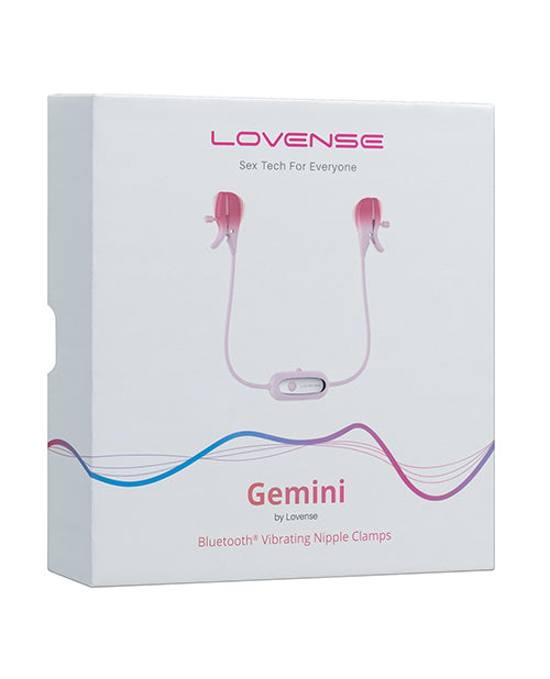 Lovense Gemini Vibrating Nipple Clamps W Dr. Tush post play Cream