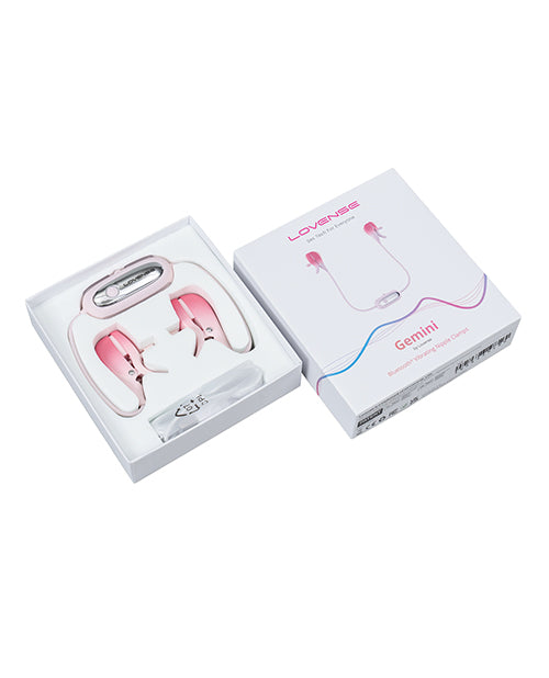 Lovense Gemini Vibrating Nipple Clamps W Dr. Tush post play Cream