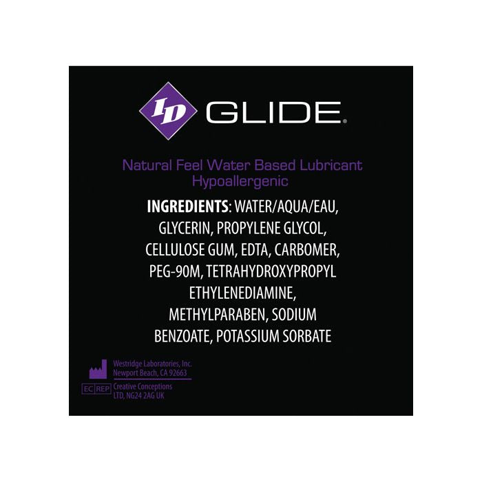 ID Glide Water Based Lubricant - 4.4 oz Flip Cap Bottle