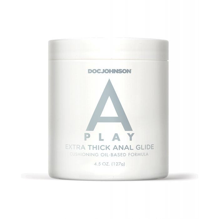 A Play Extra Thick Anal Glide w/Cushioning Oil based Formula - 4.5 oz